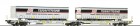 67406 Roco Articulated intermodal car of AAE with 2 trailers